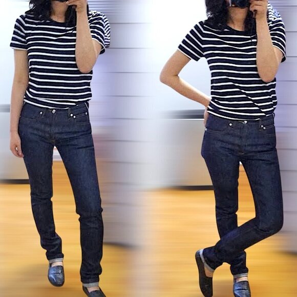 A.P.C. Petit New Standard Straight Slim Japanese Selvedge Denim Jeans - Picture 3 of 11